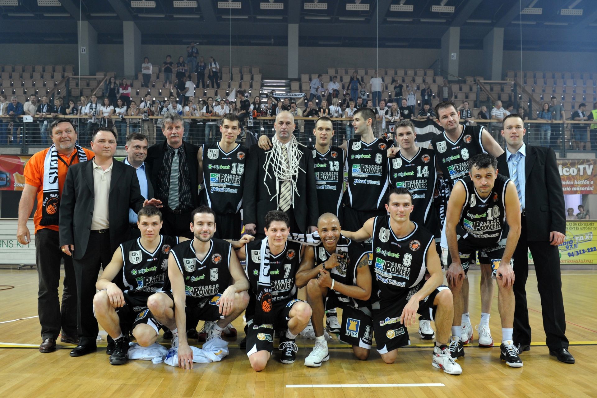 A PVSK kupagyőztes csapata