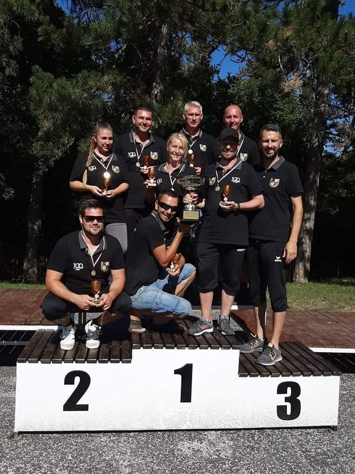 A PVSK csapata a veszprémben rendezett 2019-es csapat Ob-n