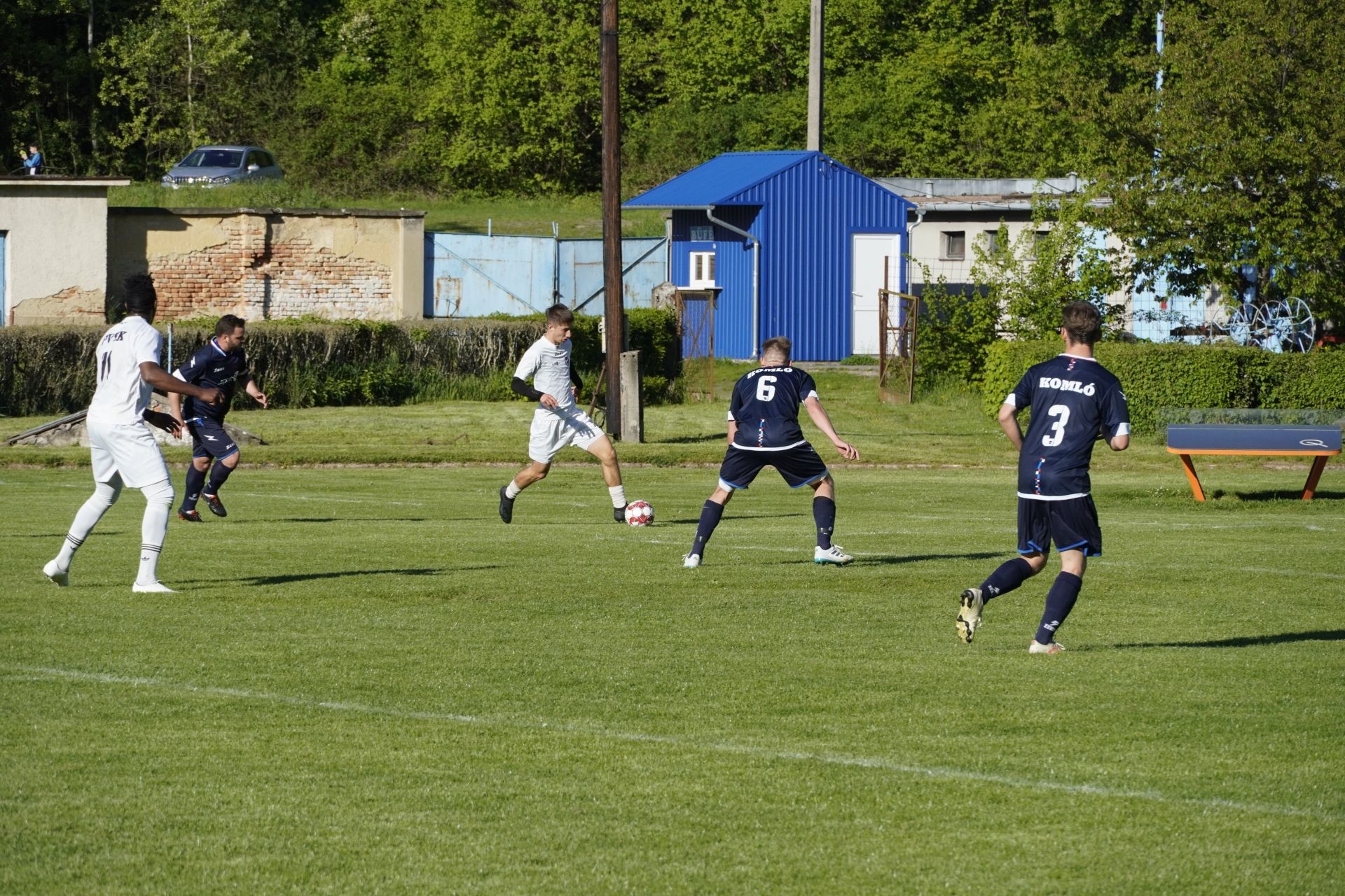 Kiss Krisztián tart a kapu felé