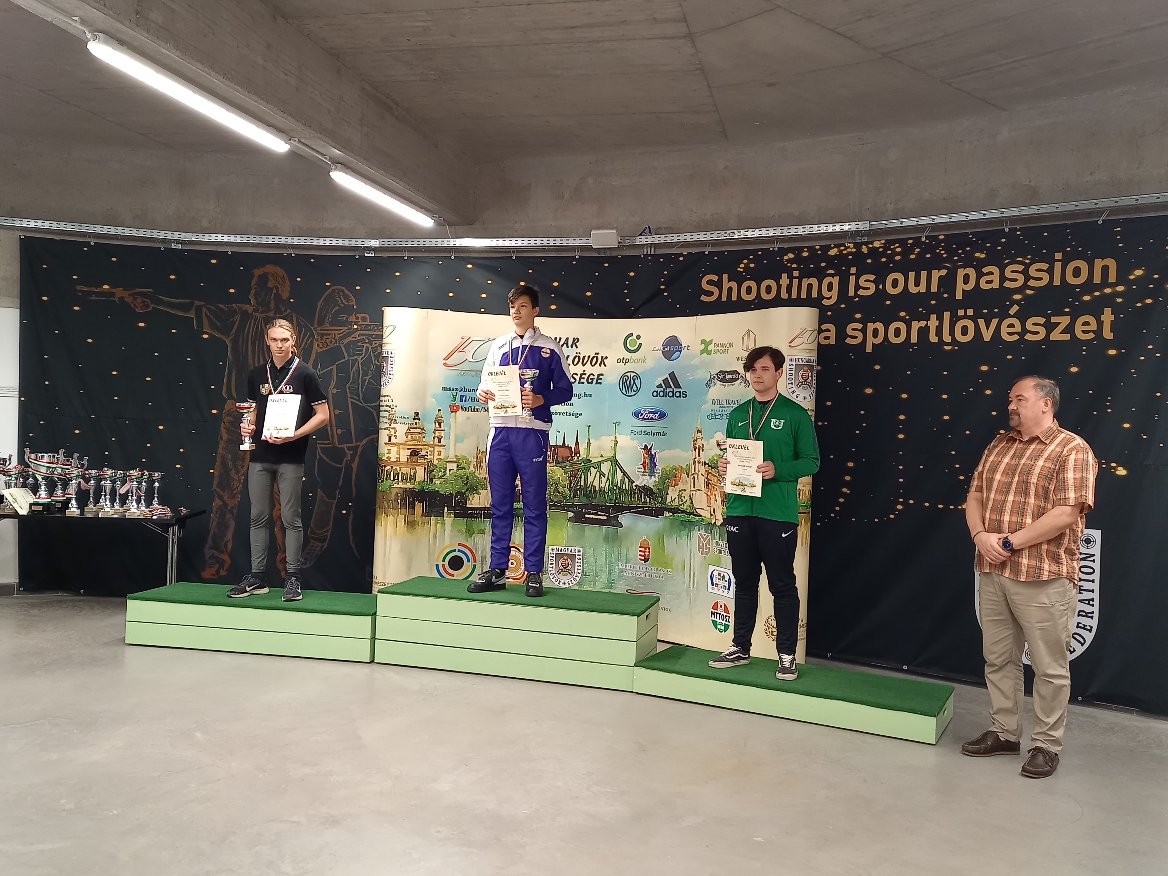 Sallai Zsombor a dobogó második fokán