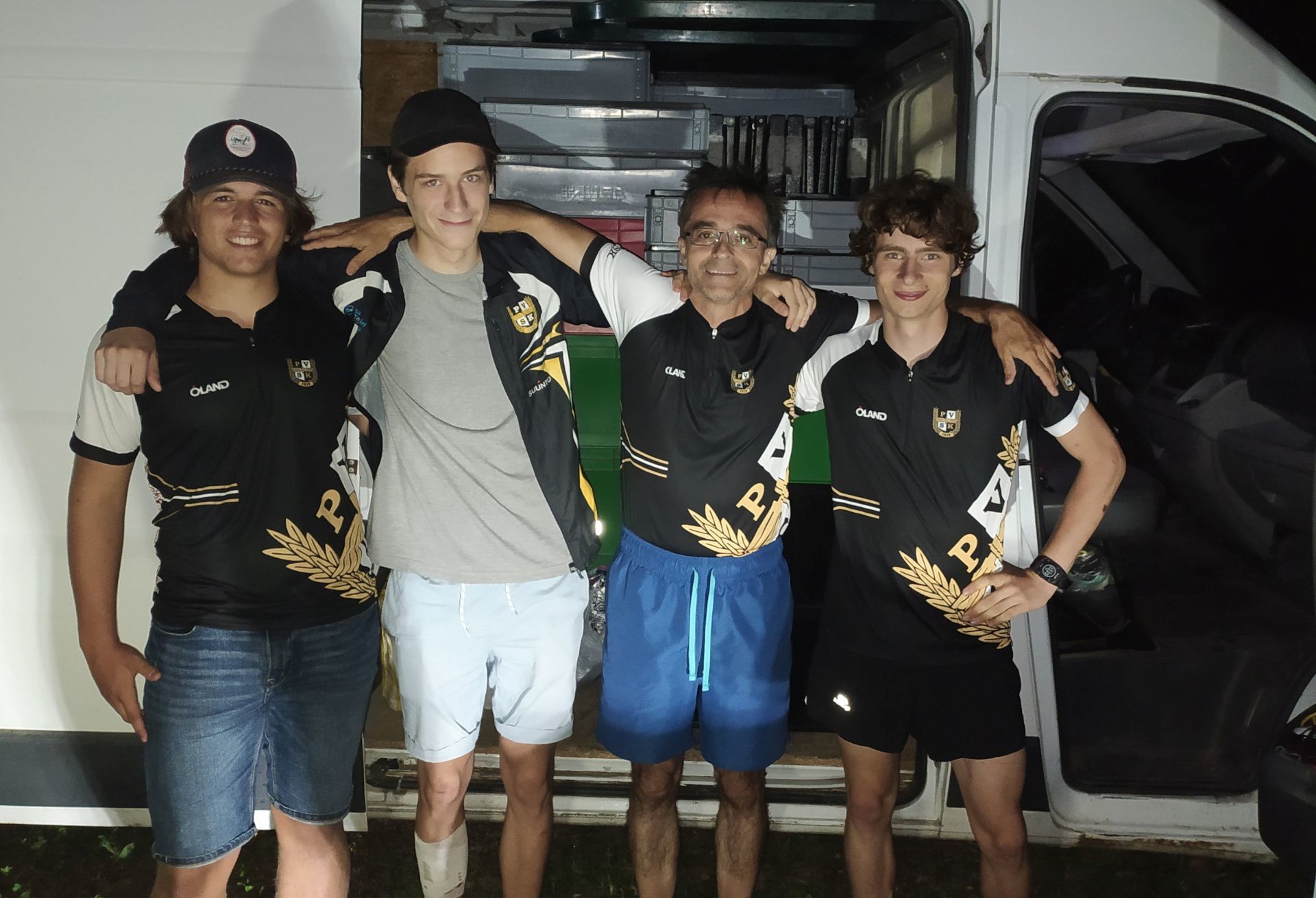 A győztes csapat (balról jobbra): Vadász Péter Zalán, Erki Ármin, Pataki Gábor, Schauermann Barnabás